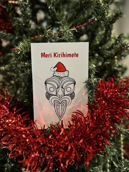 Meri Kirihimete Pukana card