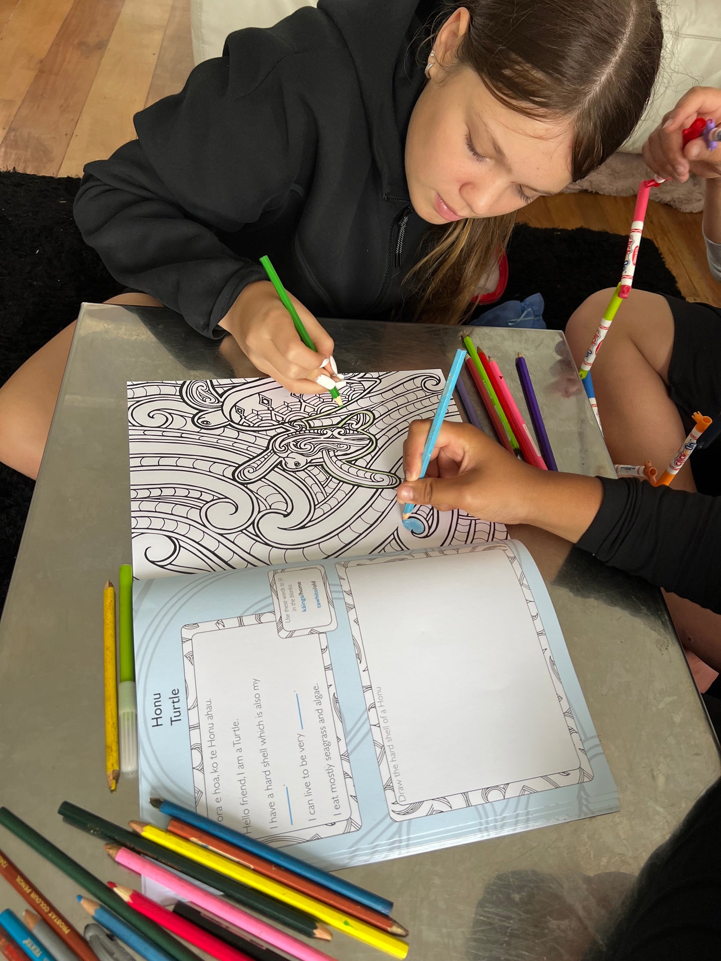 Ngā Tae o Te Moana (Colours of the Ocean) | Children's Colouring Book