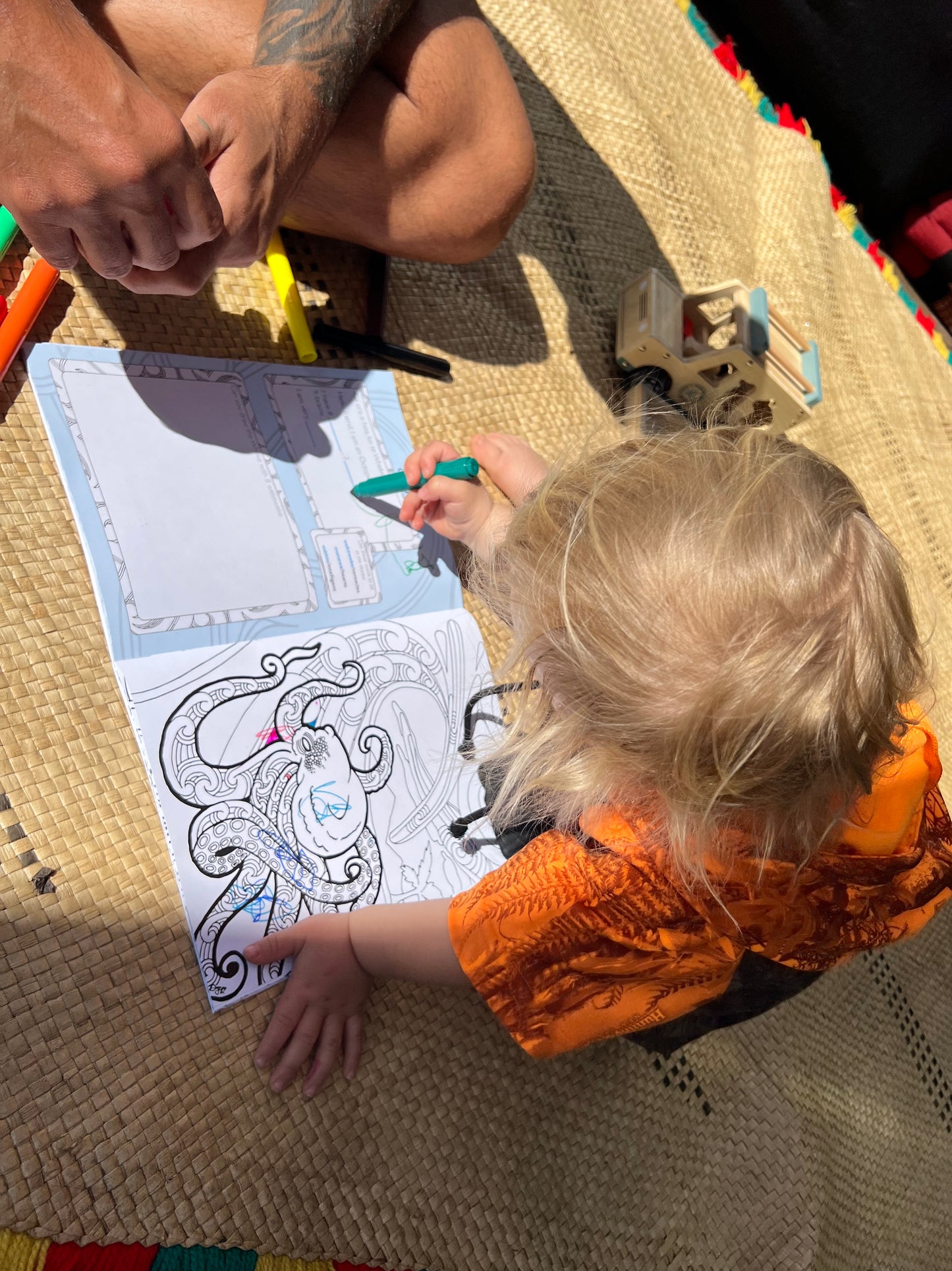 Ngā Tae o Te Moana (Colours of the Ocean) | Children's Colouring Book