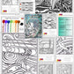 Moana Colouring bundle | Tae Collective - Children's Colouring Book